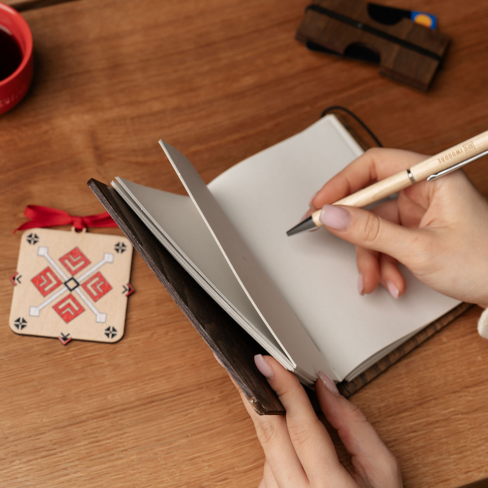 WOODEN DIARY PACKAGES SET