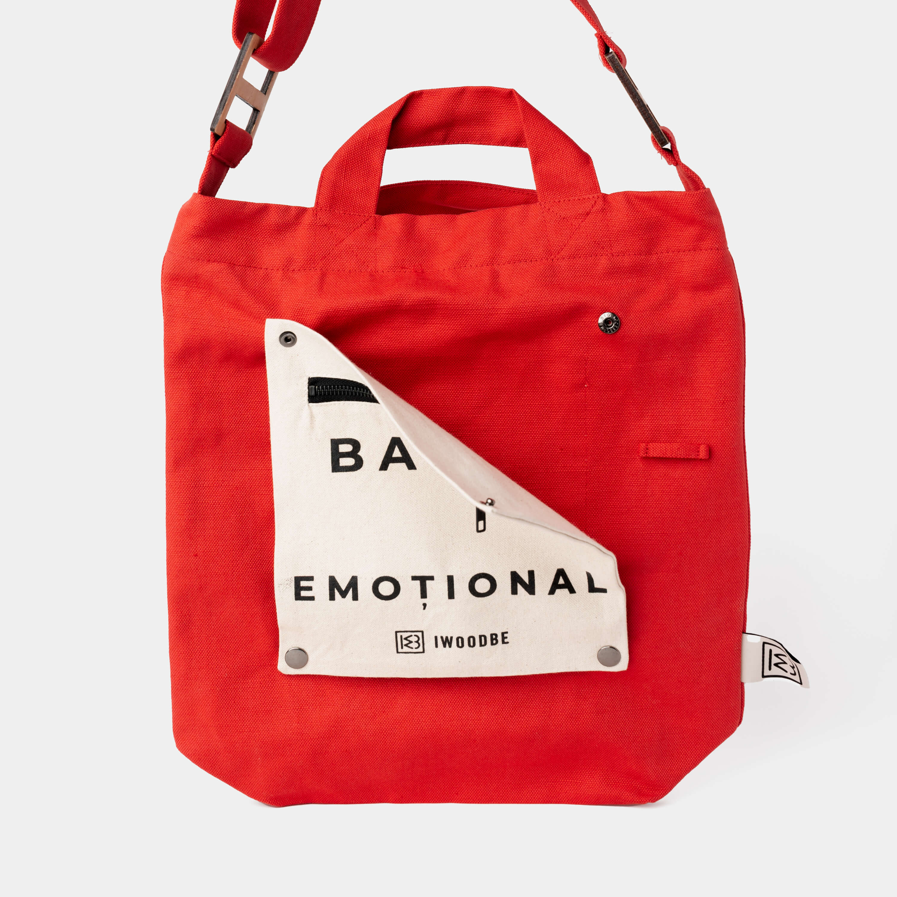 COTTON BAG - RED EMOTIONAL LUGGAGE