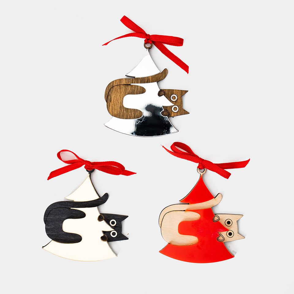 cat globe plexiglass fir