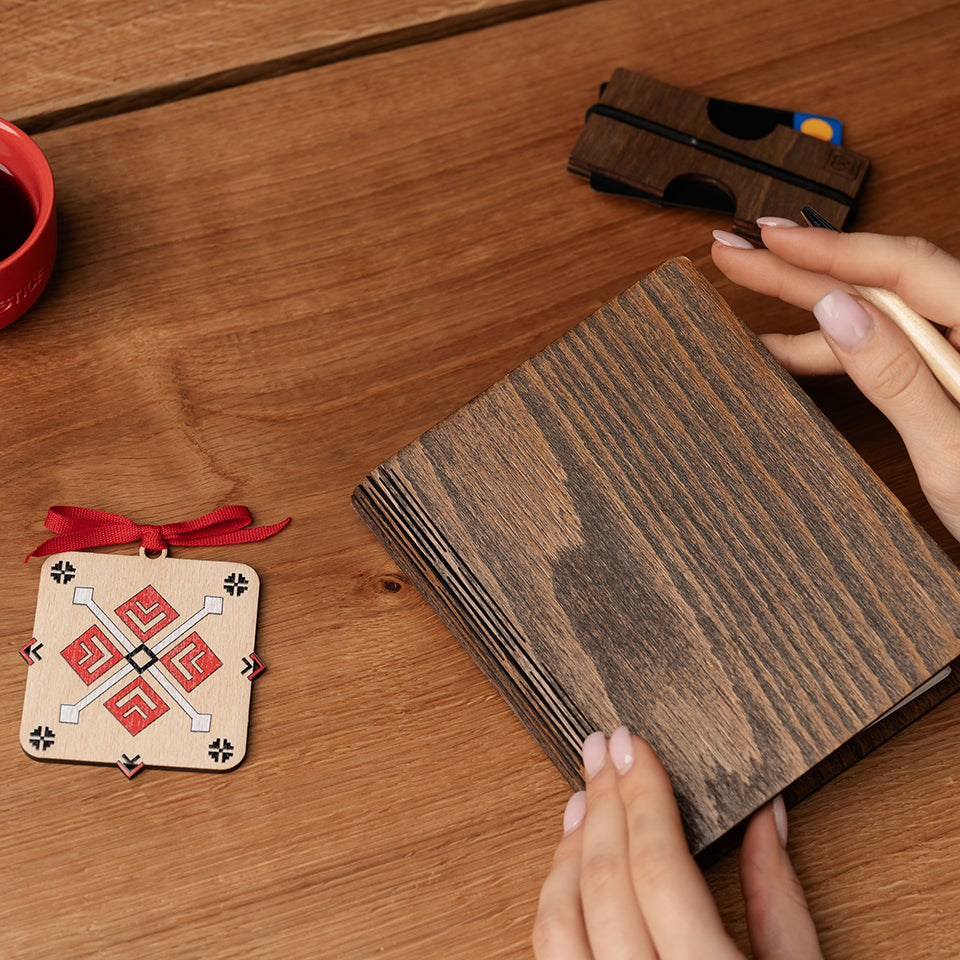 WOODEN DIARY PACKAGES SET