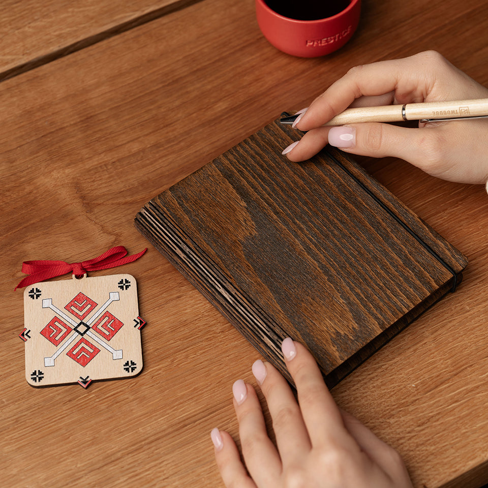 WOODEN DIARY PACKAGES SET