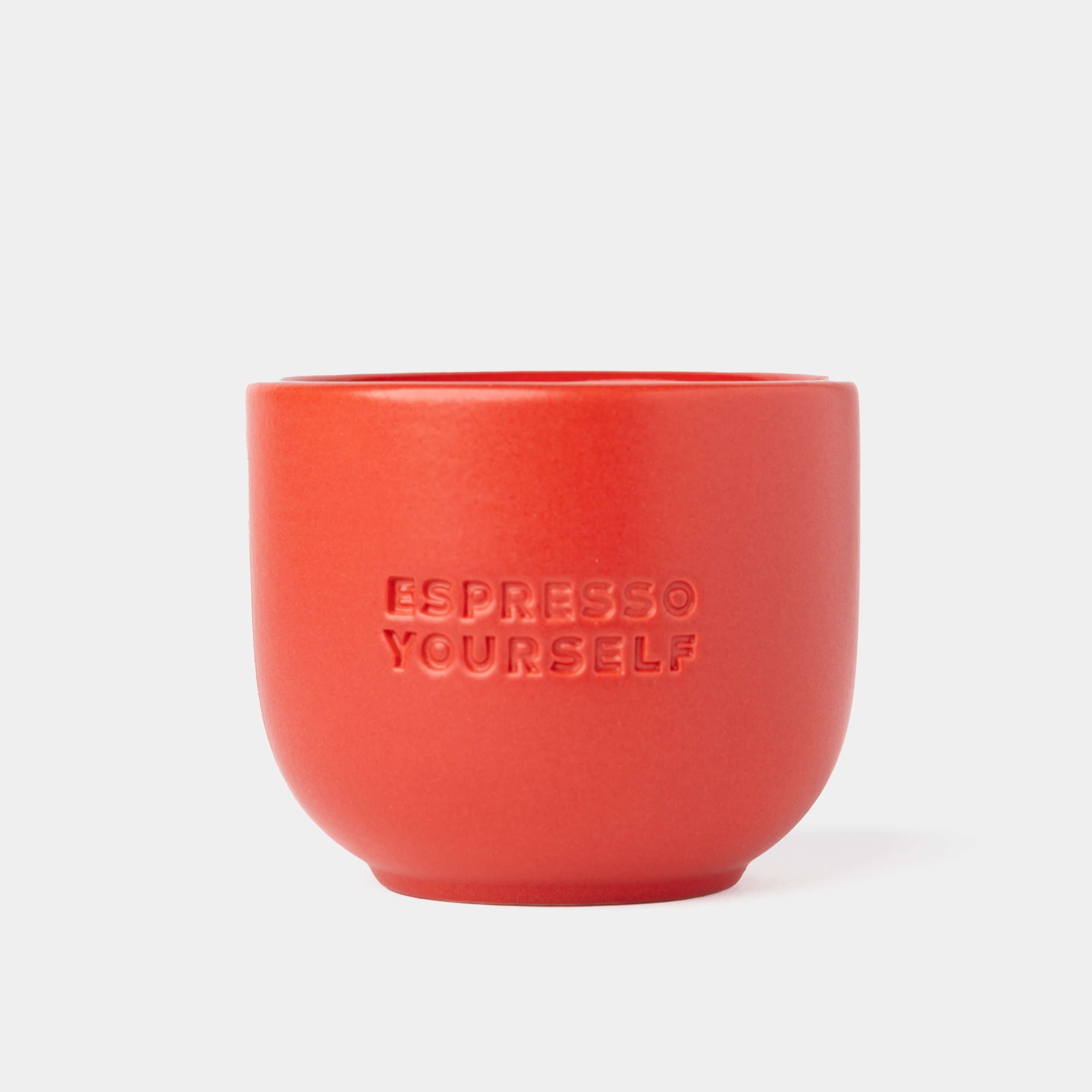 PORCELAIN CUP - ESPRESSO YOURSELF RED
