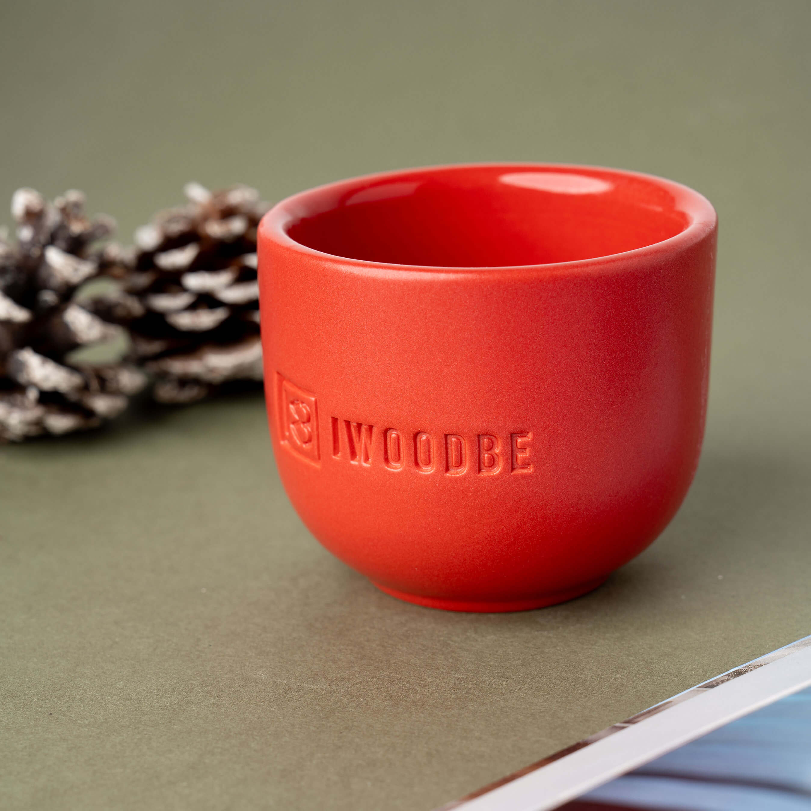 PORCELAIN CUP - ESPRESSO YOURSELF RED