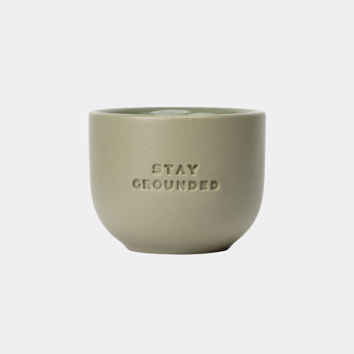 PORCELAIN CUP - STAY GROUNDED