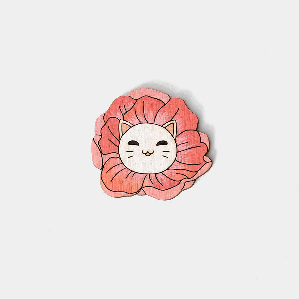 Spring Token Cats and Flowers
