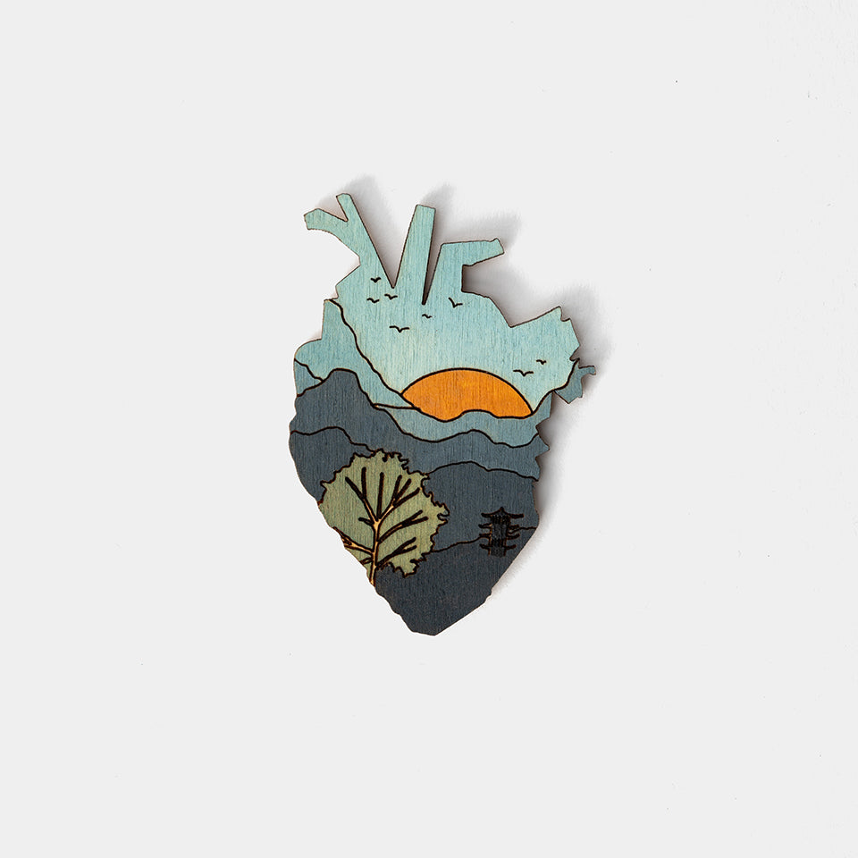 Spring Token Heart in the Mountains