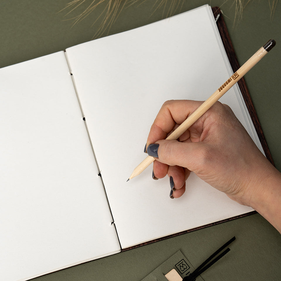 Wooden Traveling diary