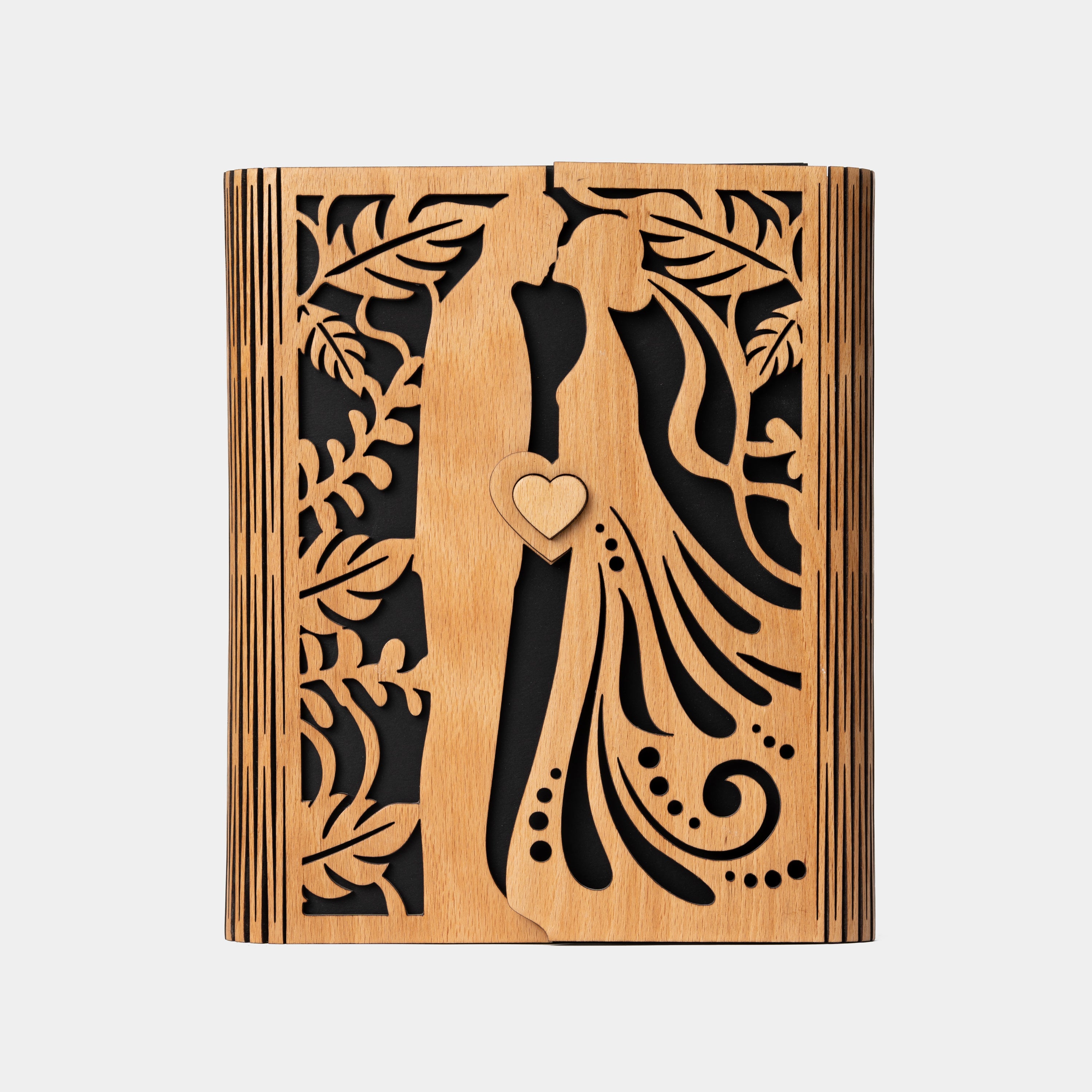 Wooden photo album Wedding