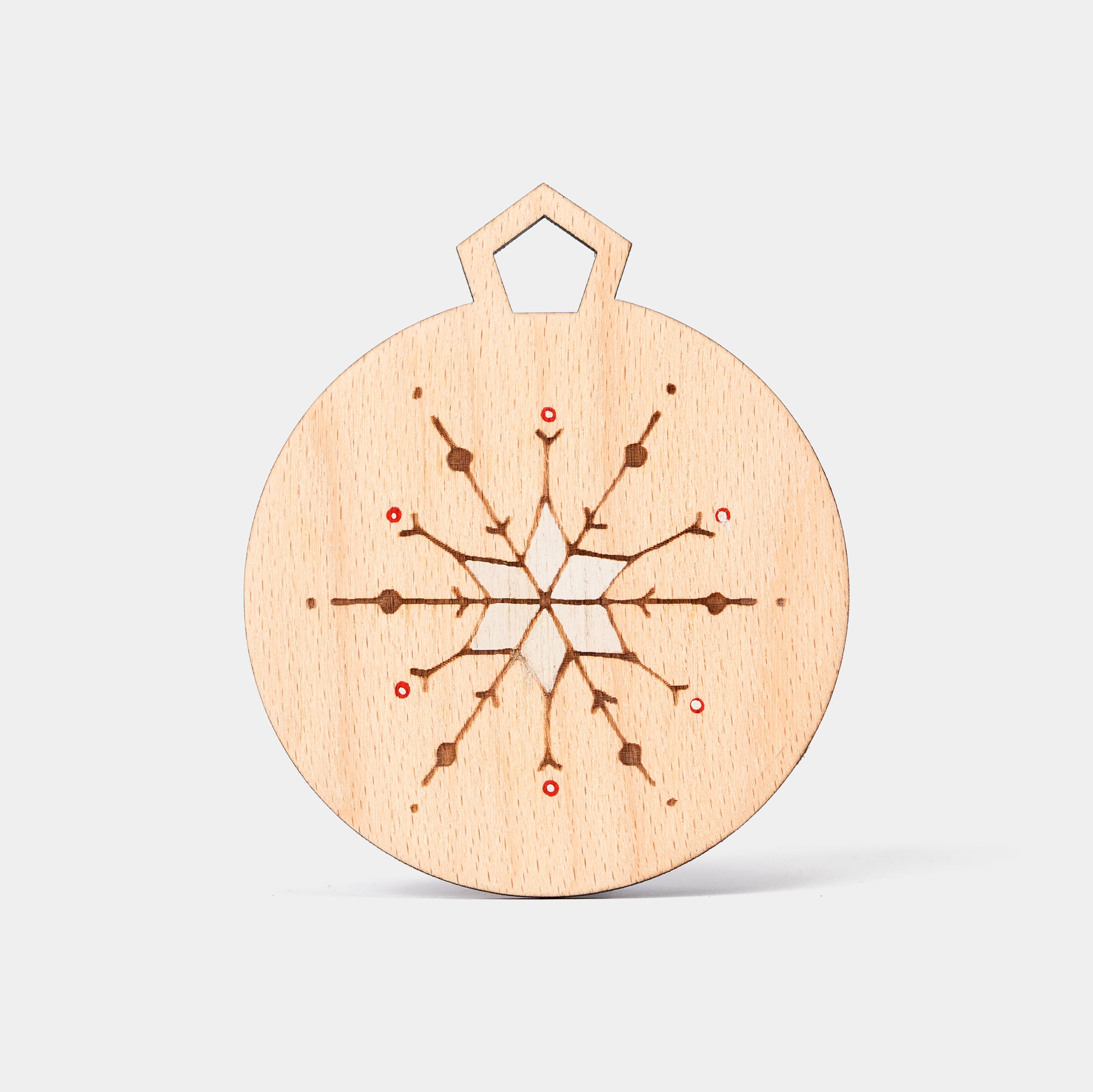 Snowflake Fir Decoration