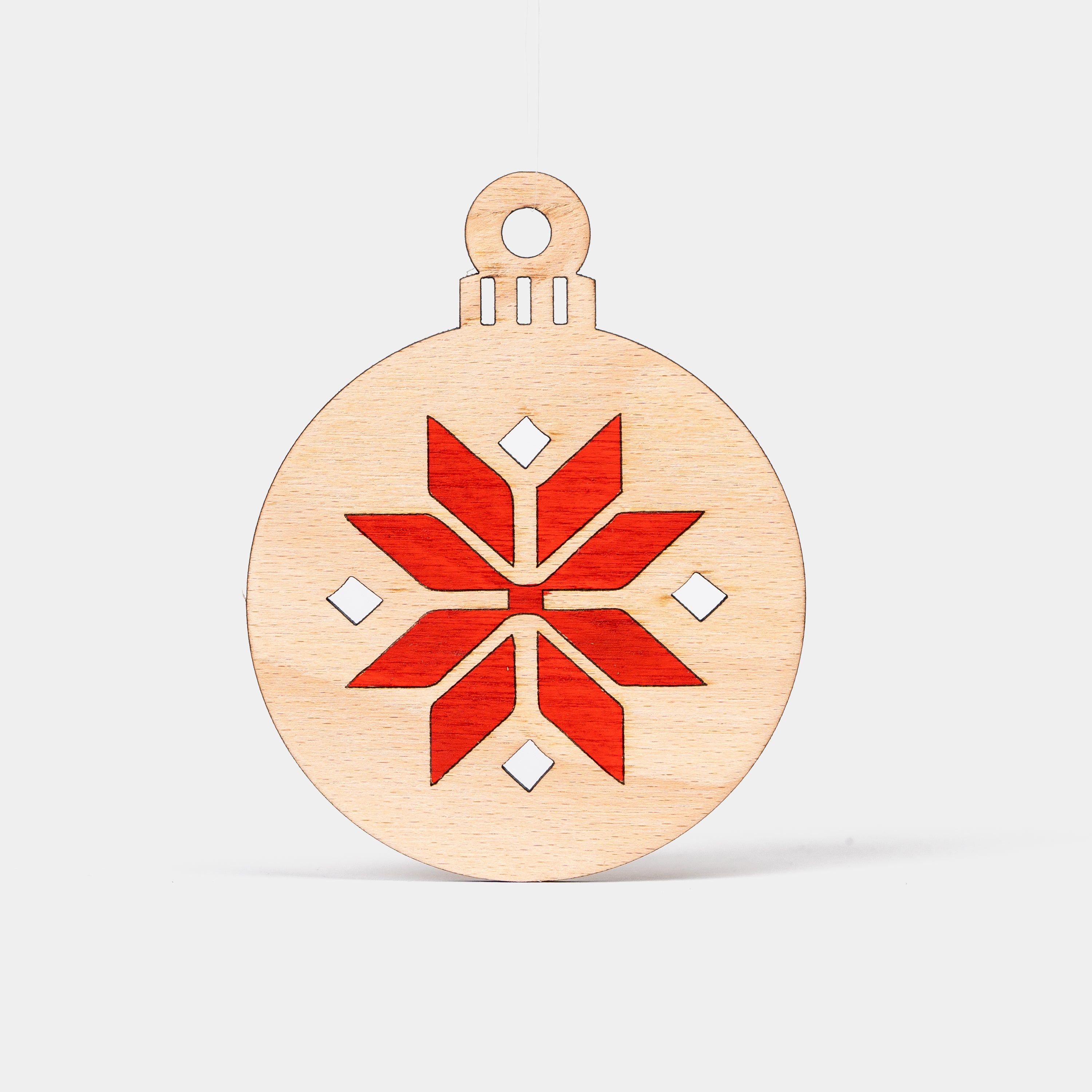 TRADITIONAL COLORED CHRISTMAS TREE DECORATION