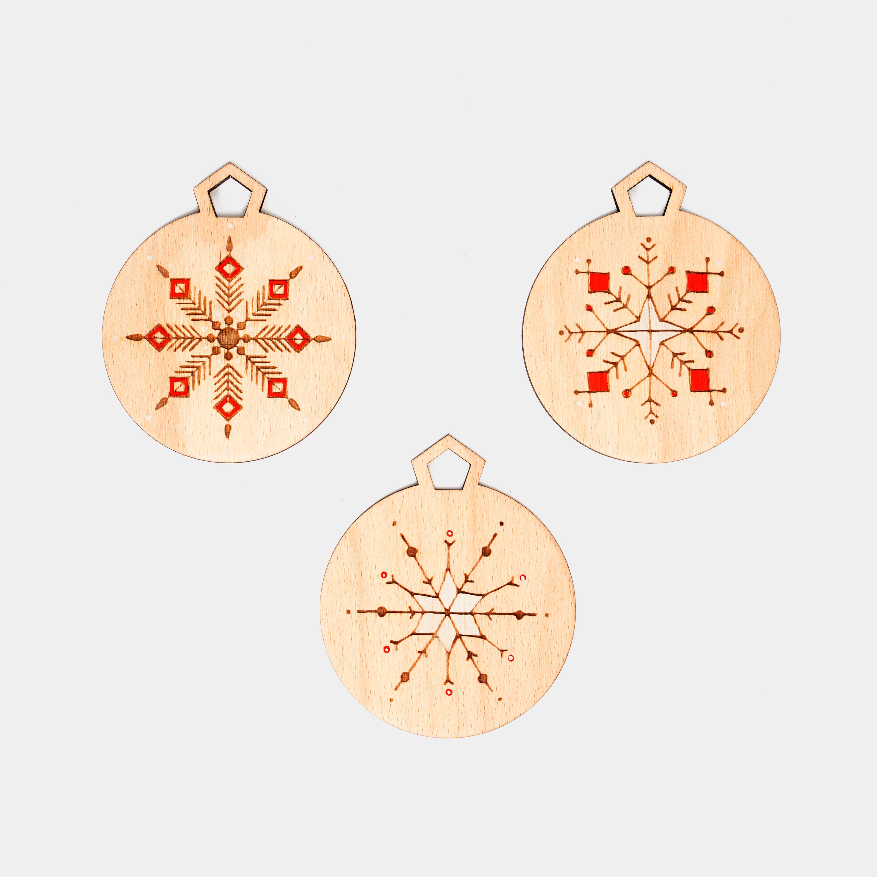 Snowflake Fir Decoration