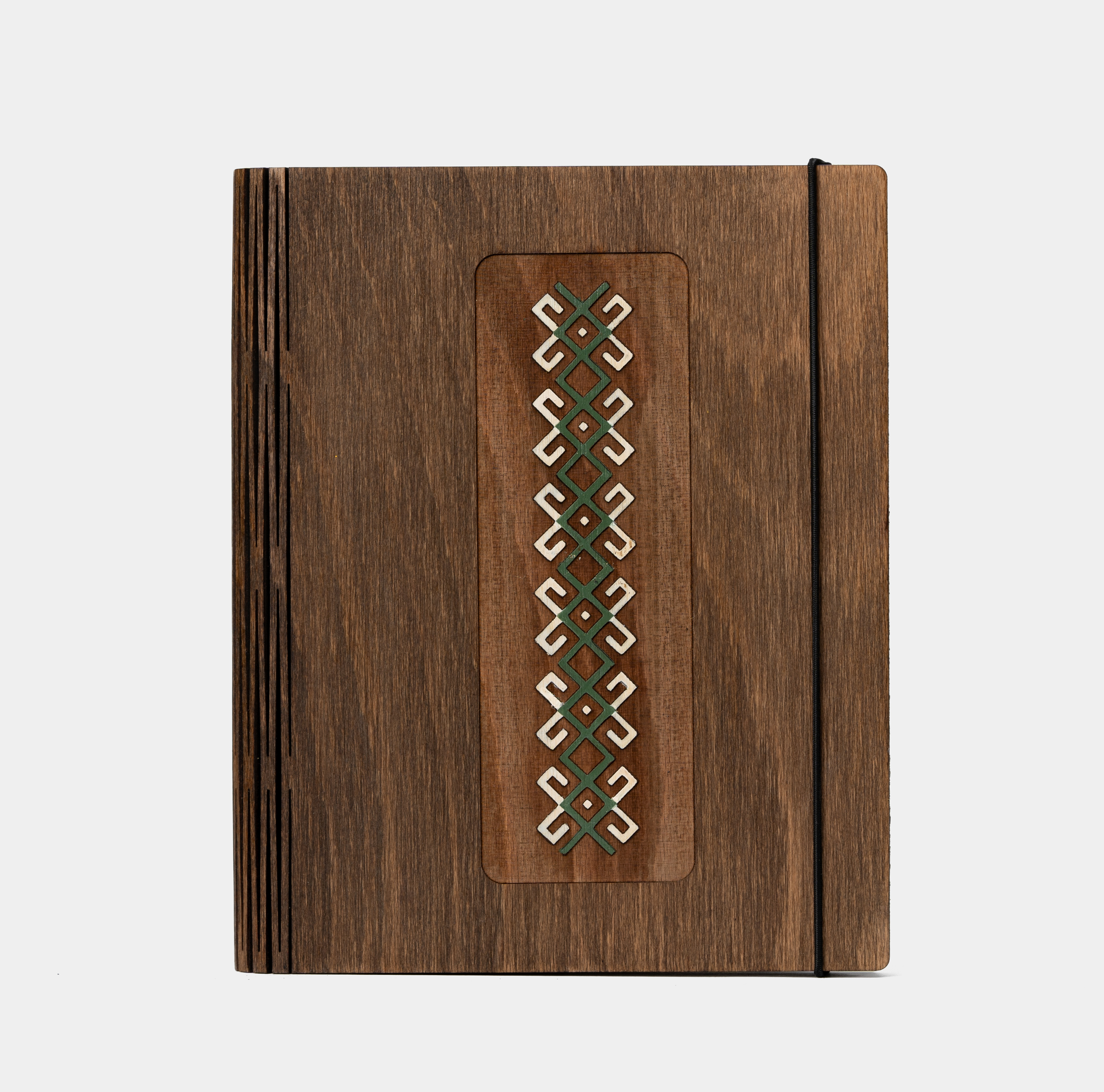 Wooden diary Traditional Green