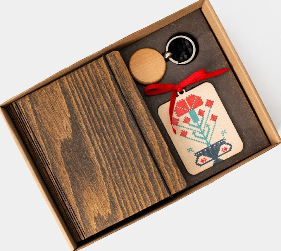 WOODEN DIARY PACKAGES SET 2