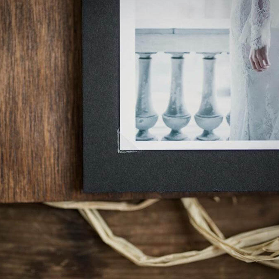 Wooden photo album Wedding
