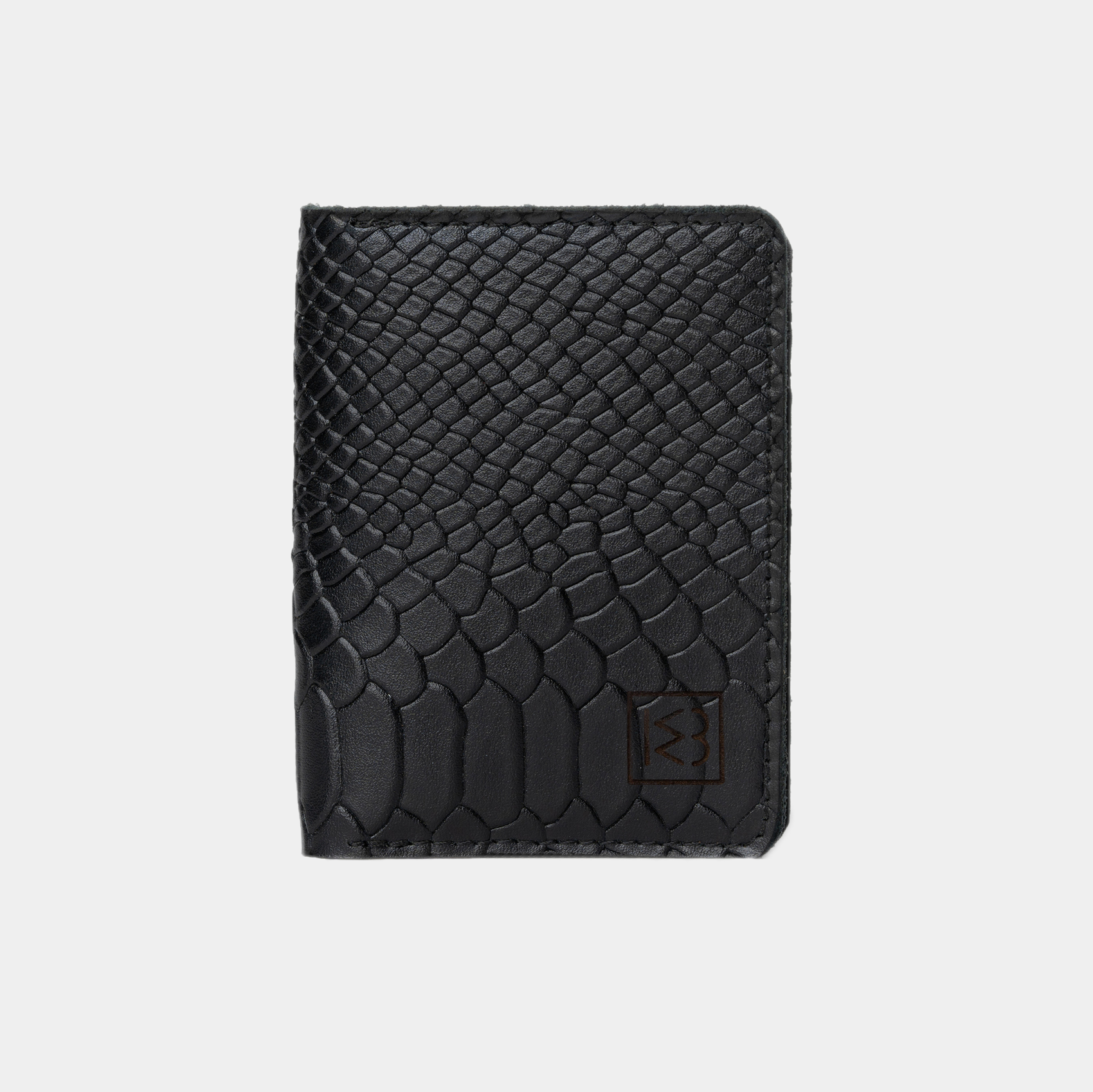 SNAKE TEXTURE LEATHER WALLET 