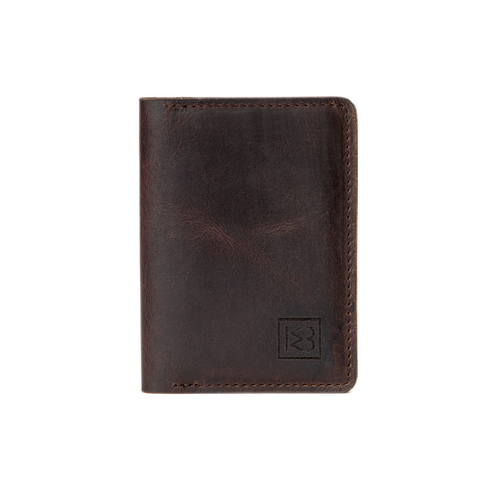 CRAZY HORSE BROWN COMPACT WALLET