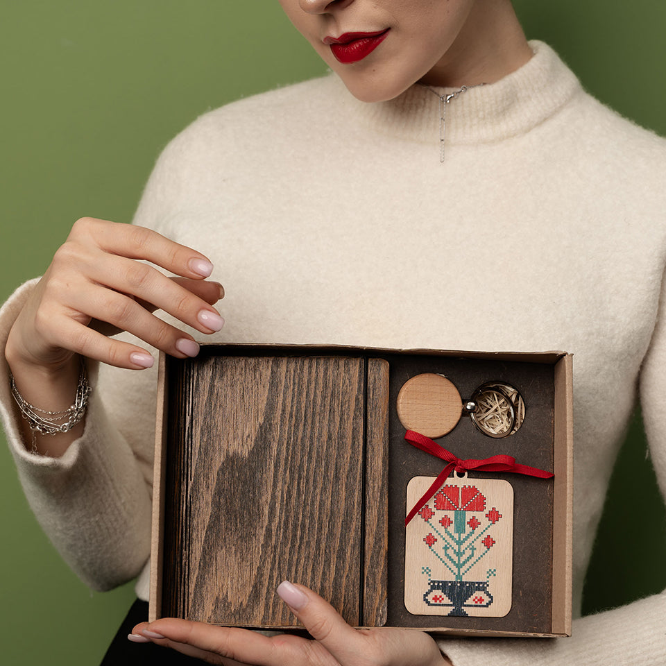 WOODEN DIARY PACKAGES SET 2
