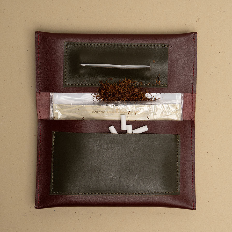 LEATHER TOBACCO PORTER – TOBACCO POUCH GRENA&amp;GREEN